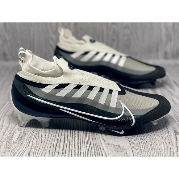 Nike Vapor Edge Elite 360 Flyknit Cleats Black Grey DQ3558 001 Men’s Size 13